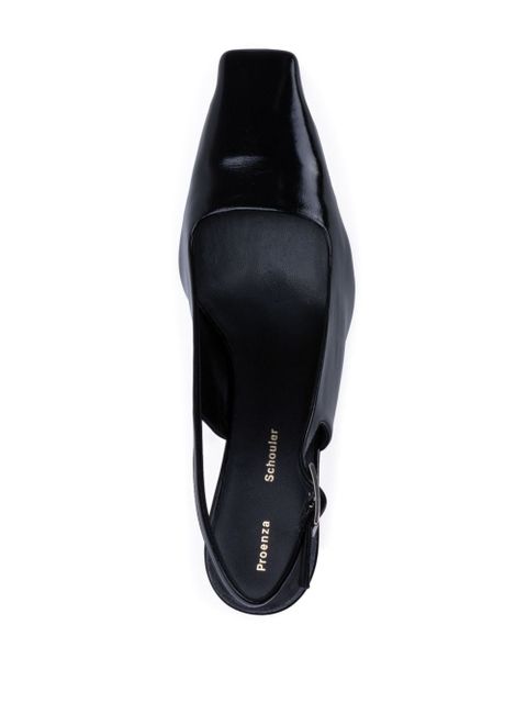 Proenza Schouler slingback leather pumps - Black