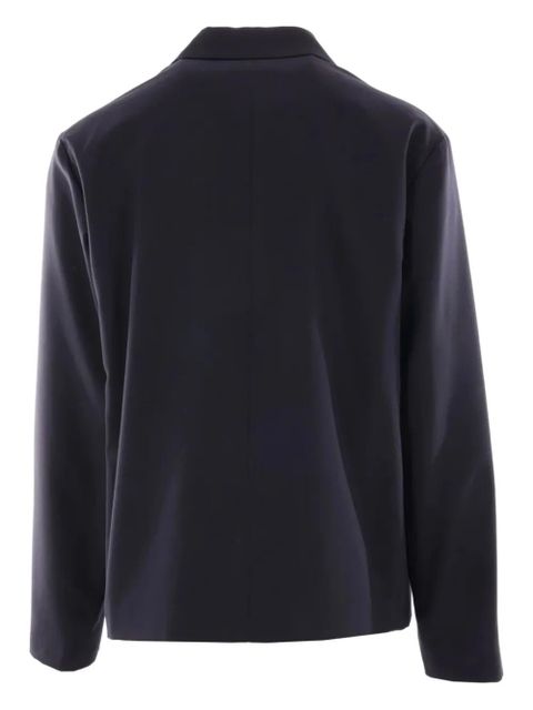 Marni logo-embroidered blazer - Blue - zdjęcie produktu nr 2