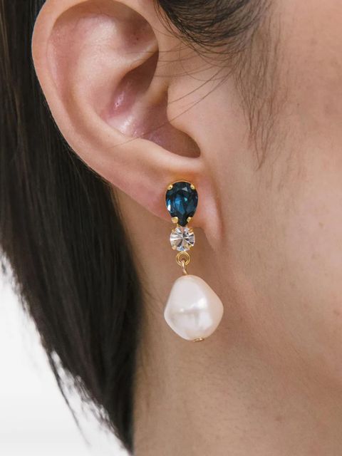 Jennifer Behr Kristina earrings - White