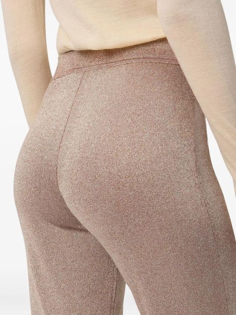 Missoni glitter-knit flared trousers - Pink - zdjęcie produktu nr 2