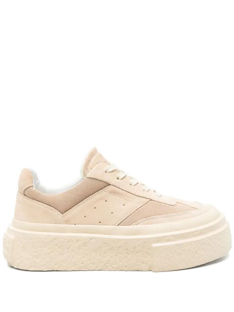 MM6 Maison Margiela suede-panelled sneakers - Neutrals - zdjęcie produktu nr 1
