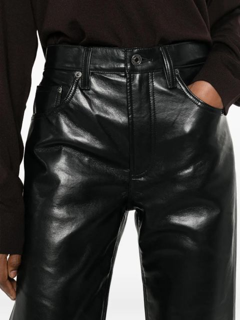 AGOLDE five-pocket trousers - Black