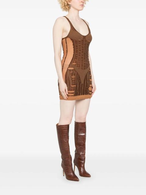 Diesel M-Calimera mini dress - Brown