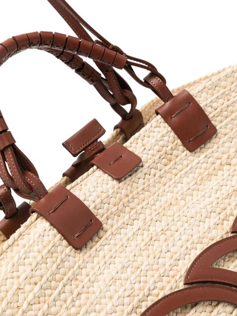 Casadei Panarea logo-appliqué tote bag - Neutrals