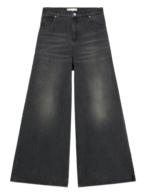Blumarine whiskering-effect jeans - Grey - zdjęcie produktu nr 1