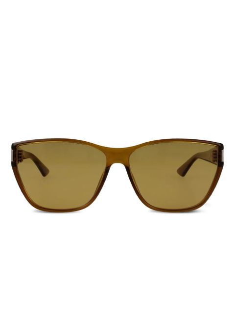 Saint Laurent Eyewear oversize-frame sunglasses - Brown - zdjęcie produktu nr 1