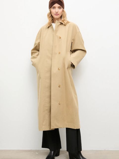 Answear.LAB opaska wełniana kolor brązowy