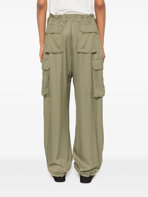 Golden Goose wide-leg cargo pants - Green