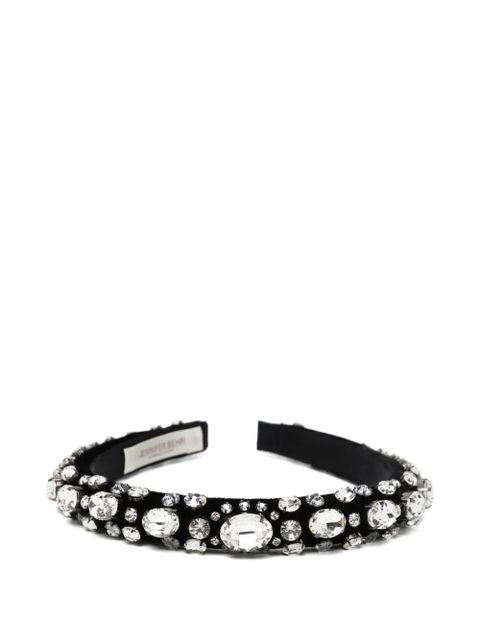 Jennifer Behr crystal-embellished headband - Black - zdjęcie produktu nr 2