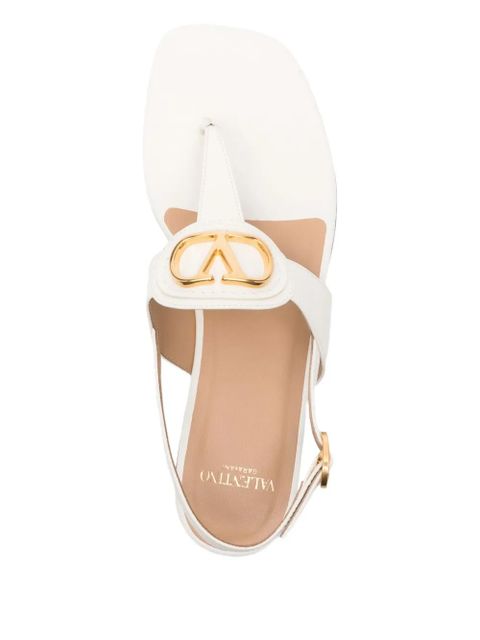 Valentino Garavani VLogo Signature slingback sandals - White