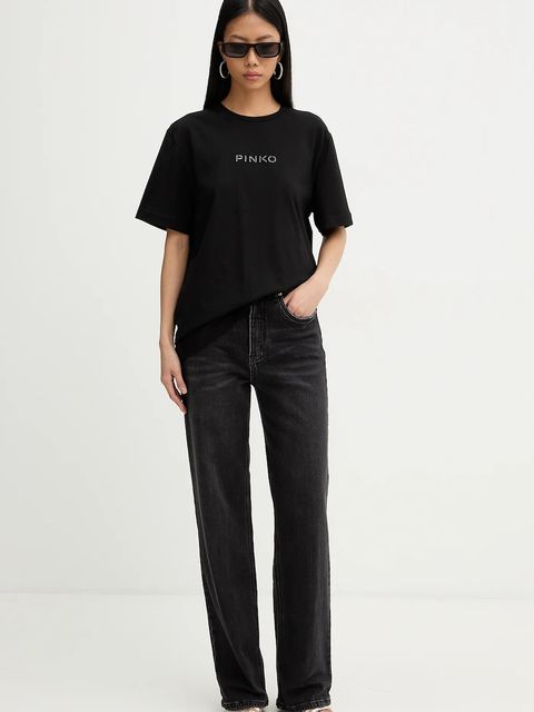 Pinko t-shirt bawełniany - zdjęcie produktu nr 2