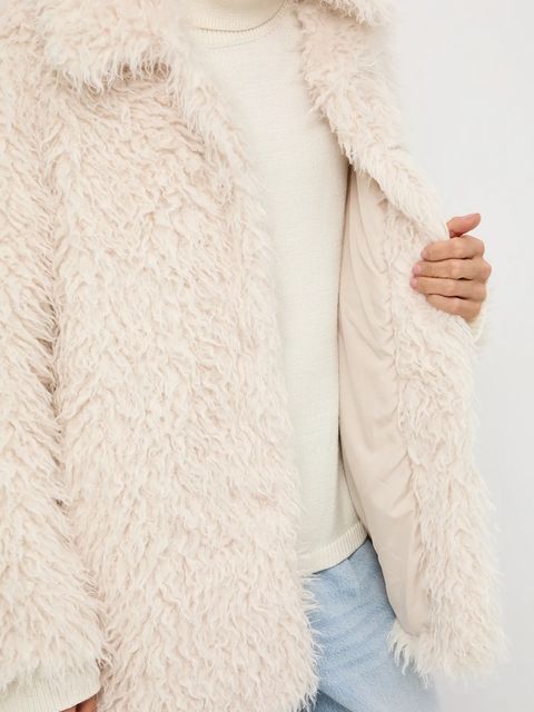 Medicine kurtka kolor beżowy przejściowa oversize