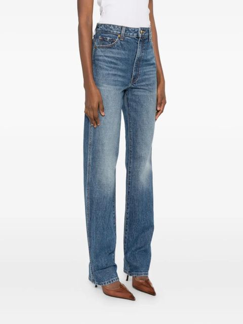 KHAITE five-pocket denim jeans - Blue