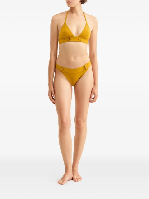 ERES button-detail bikini briefs - Yellow