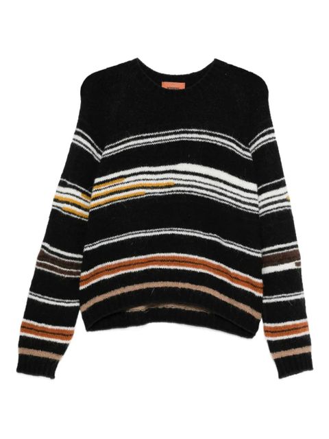 Missoni striped crew-neck sweater - Black - zdjęcie produktu nr 1