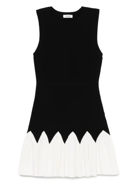 SANDRO knitted mini dress - Black - zdjęcie produktu nr 1