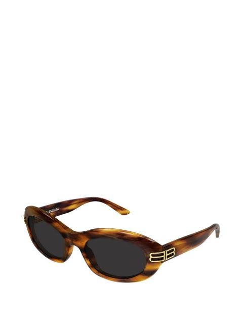 Balenciaga Eyewear oval-frame sunglasses - Brown - zdjęcie produktu nr 2