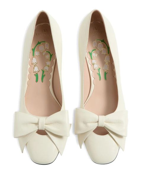 Valentino Garavani 45mm Bowow pumps - Neutrals