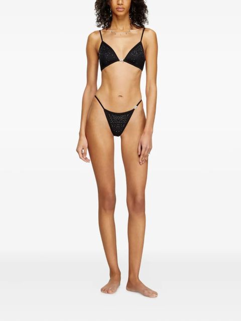 Diesel Luna-Dnm embellished triangle bra - Black - zdjęcie produktu nr 2