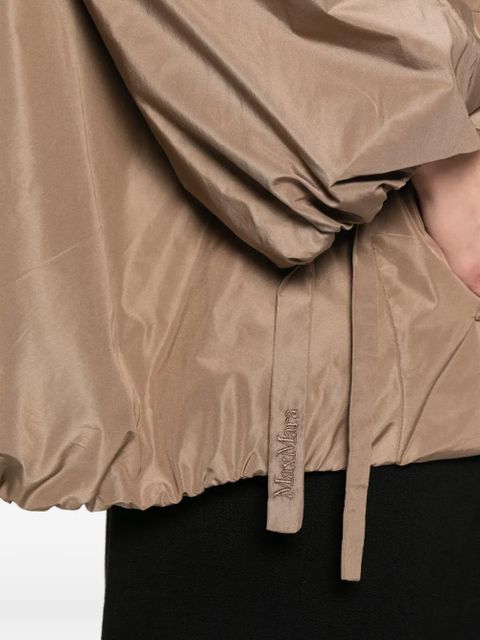 'S Max Mara drawstrings-hem coat - Neutrals