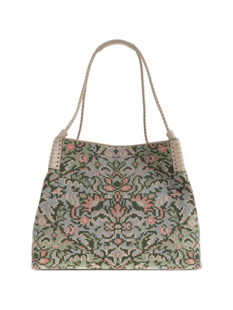 ETRO Pegasus floral tote bag - Blue