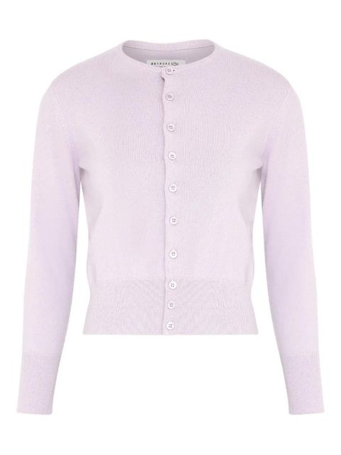 Maison Margiela virgin-wool cardigan - Purple