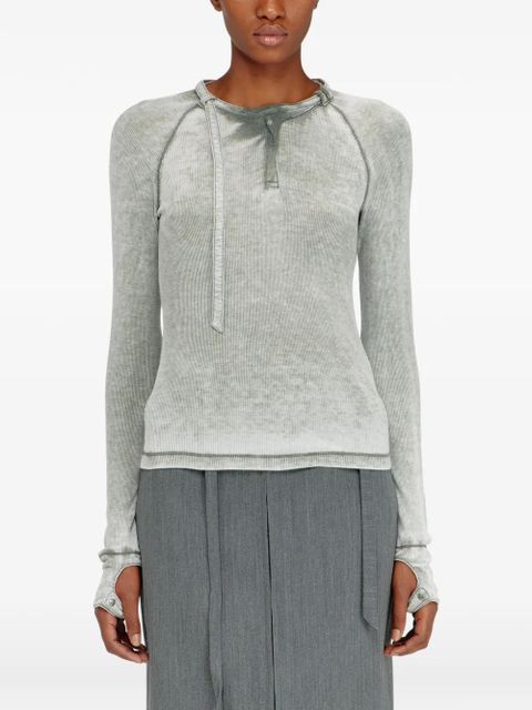 Diesel T-Ecla long-sleeve T-shirt - Grey