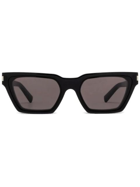 Saint Laurent Eyewear Calista square-frame sunglasses - Black - zdjęcie produktu nr 1