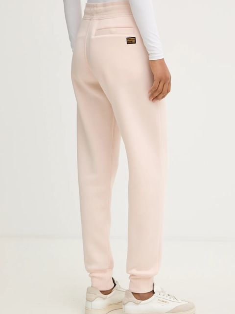 G-Star spodnie dresowe Premium core 2.0 damskie kolor różowy gładkie D21320-C235-H390 - zdjęcie produktu nr 2