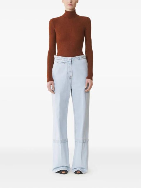 Lanvin panelled trousers - Blue