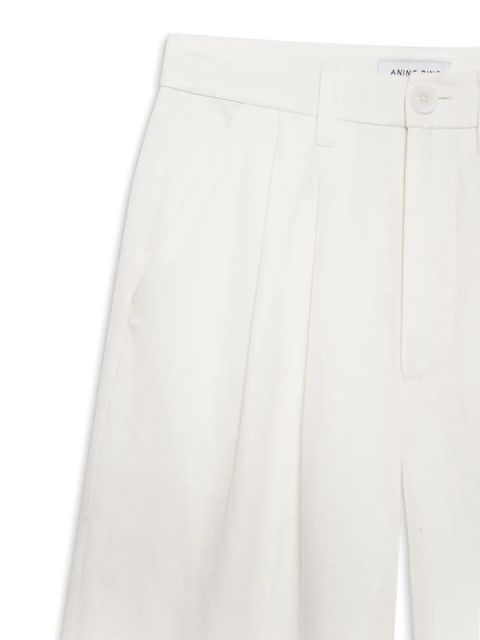 ANINE BING Carrie wide-leg trousers - White - zdjęcie produktu nr 2