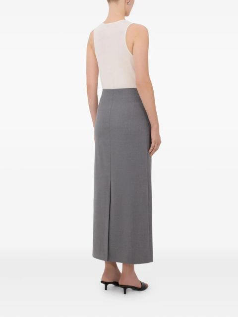 LouLou de Saison Samos Lds vent maxi skirt - Grey - zdjęcie produktu nr 2