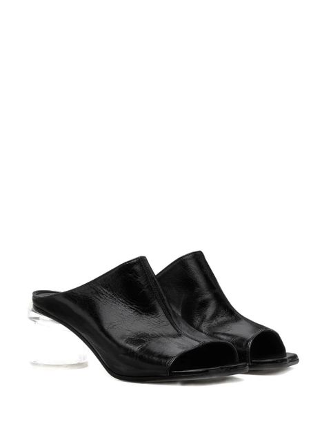 MM6 Maison Margiela open-toe block-heel sandals - Black - zdjęcie produktu nr 2