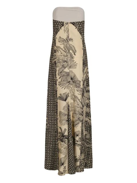 Johanna Ortiz Simbologia floral sequin maxi dress - Neutrals - zdjęcie produktu nr 2
