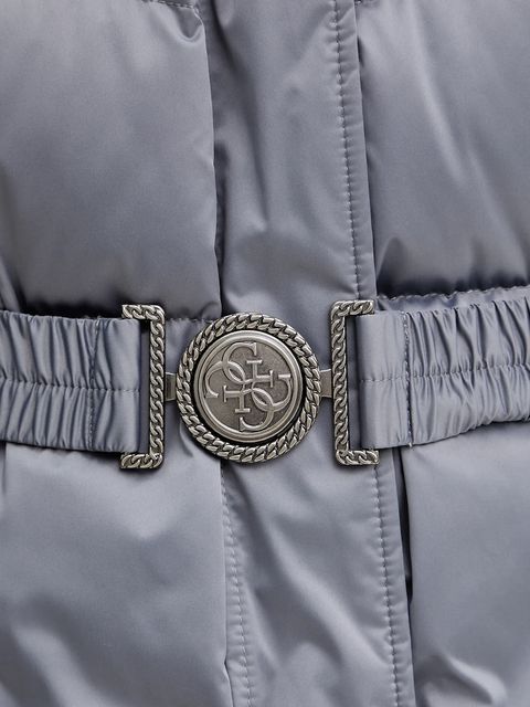 Guess kurtka puchowa MARINA kolor szary W5BL29 W2802