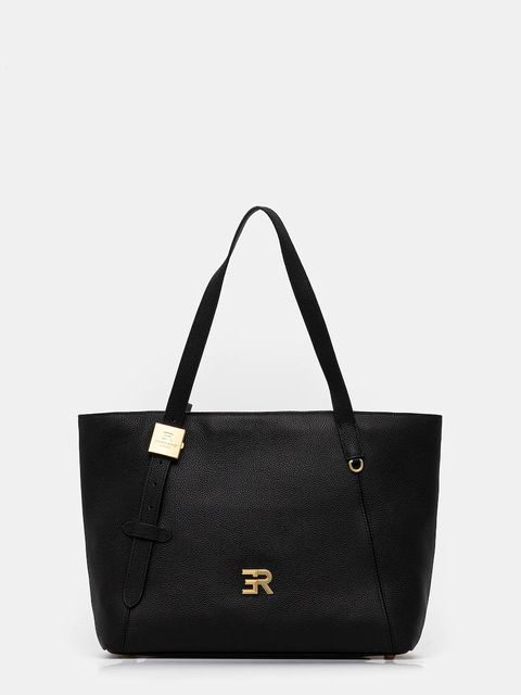 ERMANNO Firenze torebka skórzana kolor czarny 12401946 - zdjęcie produktu nr 1