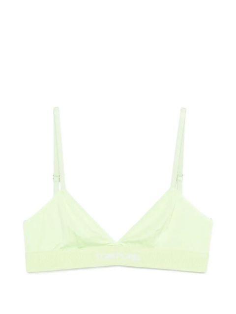 TOM FORD triangle logo-detail bra - Green - zdjęcie produktu nr 1