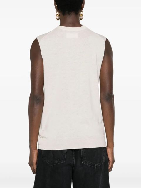Zadig&Voltaire Nida Li Mon Amour knitted top - Neutrals