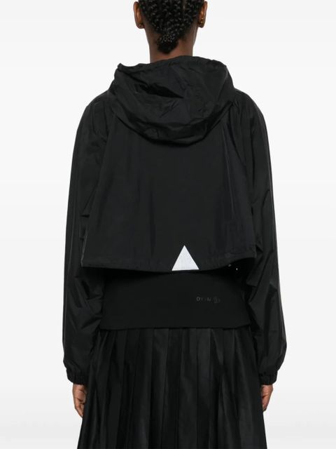 Moncler Grenoble layered hooded jacket - Black