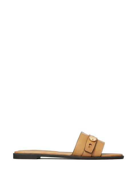Tory Burch Romy button strap slide - Neutrals - zdjęcie produktu nr 1