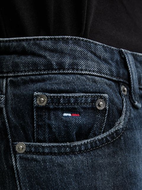 Tommy Jeans jeansy dziecięce damskie kolor granatowy DW0DW21516