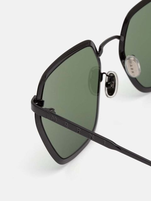 Marni okulary przeciwsłoneczne Great Noligwa Mine Nero kolor czarny EYMRN00028.003.TI9