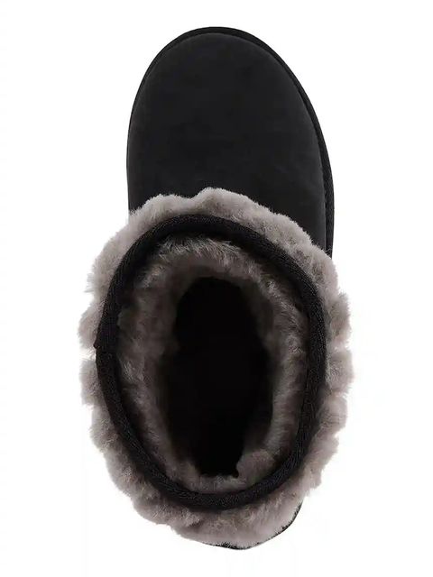 Emu Australia śniegowce zamszowe Pyke kolor czarny W13193