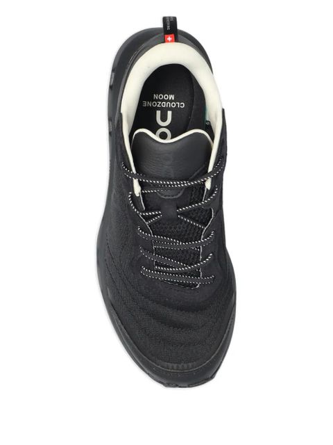 On Running logo-print lace-up sneakers - Black