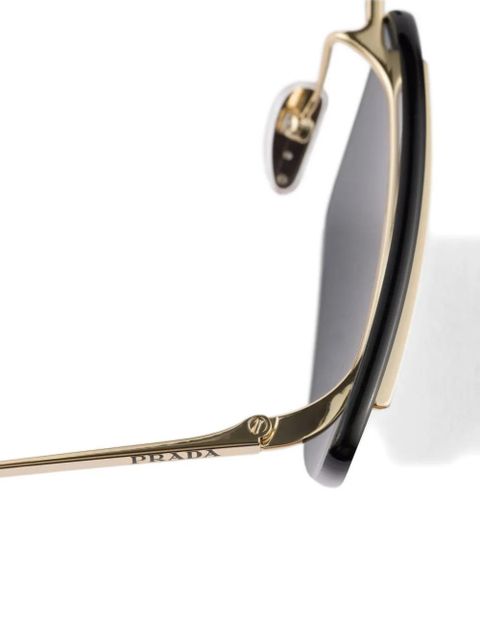 Prada Eyewear metal-frame sunglasses - Gold - zdjęcie produktu nr 2