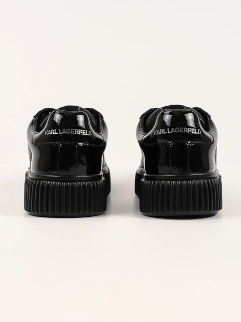 Karl Lagerfeld sneakersy skórzane KAPRIKA damskie kolor czarny KL66220 - zdjęcie produktu nr 2