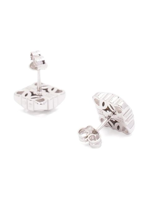LOEWE Anagram sterling silver stud earrings