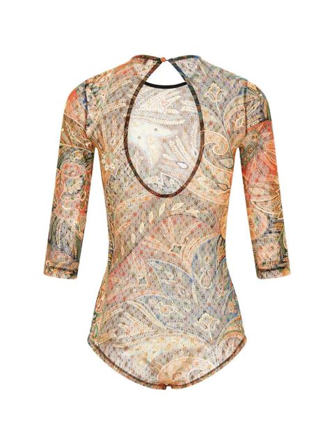 ETRO paisley-print bodysuit - Neutrals - zdjęcie produktu nr 2