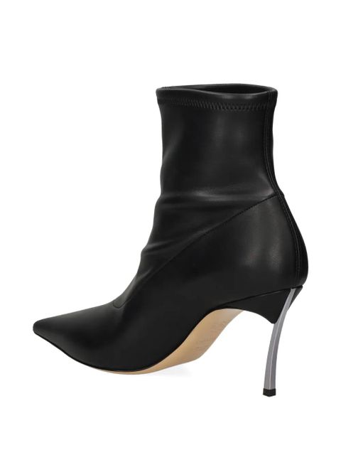 Casadei 80mm pointed-toe boots - Black - zdjęcie produktu nr 2