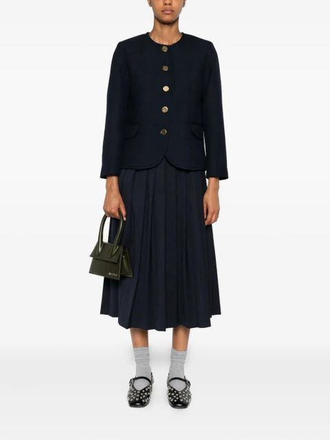 SANDRO button-front jacket - Blue